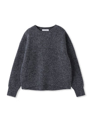 フラッフィークルーネックニット≪手洗い可能≫