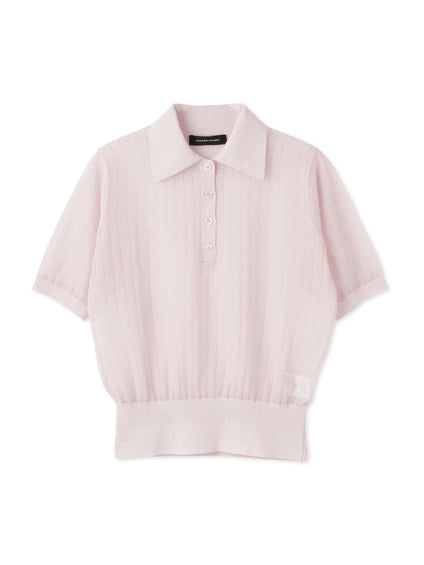 ヴィスコースポロニットプルオーバー