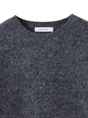 フラッフィークルーネックニット≪手洗い可能≫