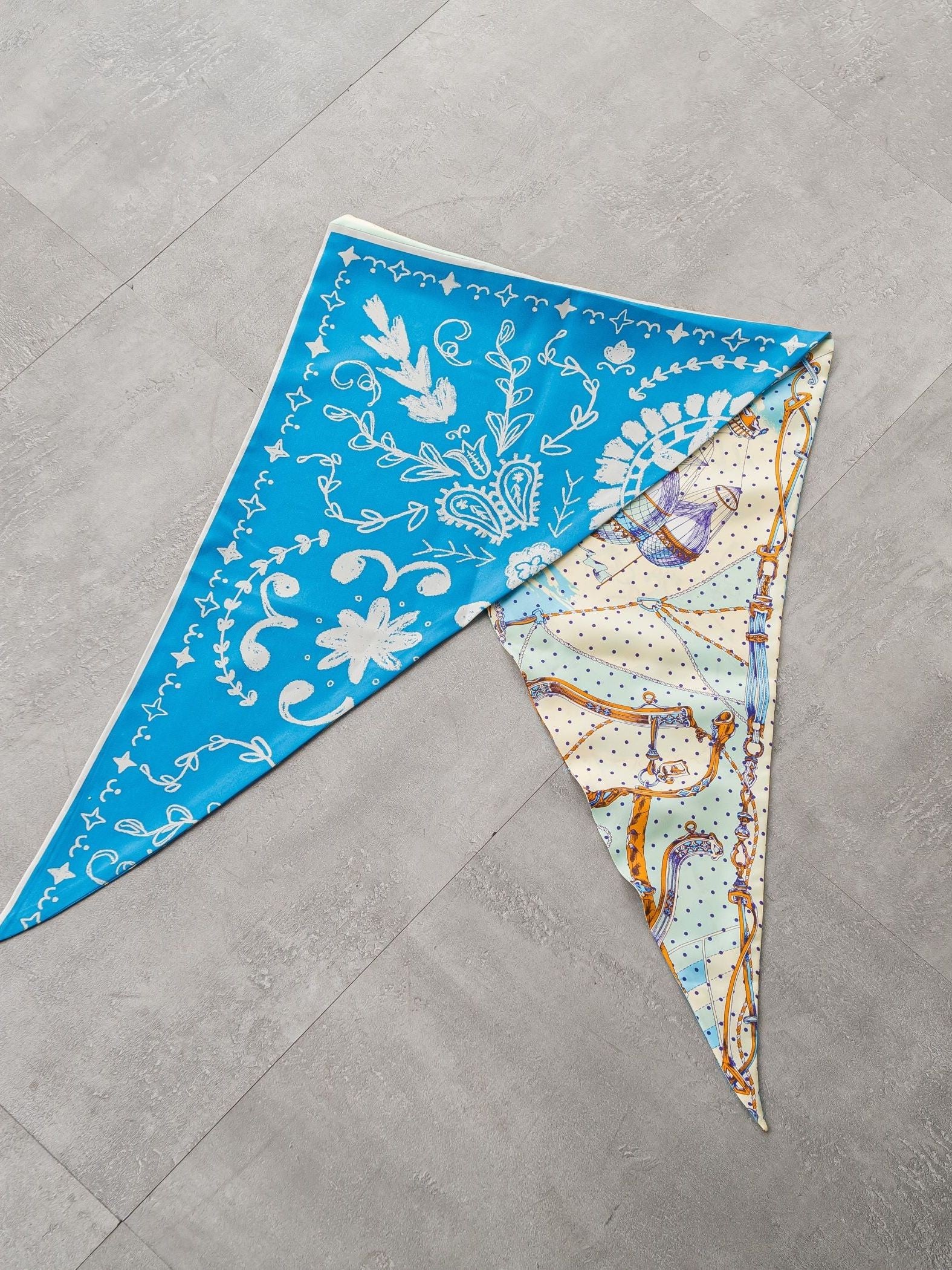 【manipuri】＜ダイヤ型スカーフ＞