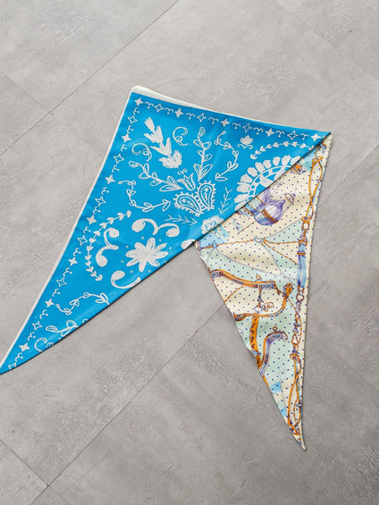 【manipuri】＜ダイヤ型スカーフ＞