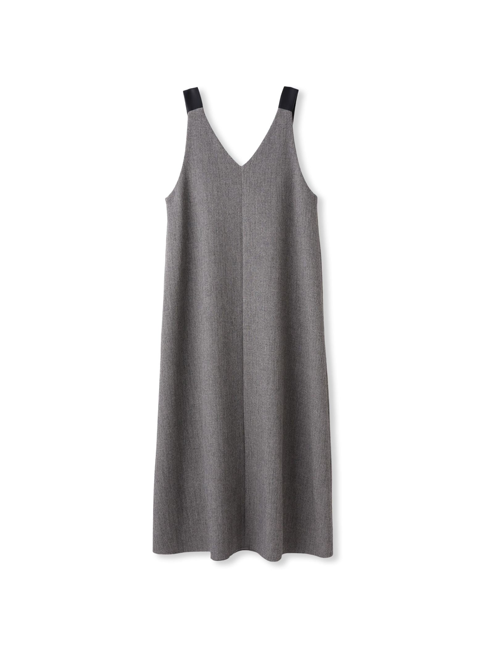 ミックスツイード×レザーライクジャンスカ≪洗濯機で洗える≫