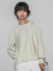 ミニスパンコールクルーネックニット≪手洗い可能≫