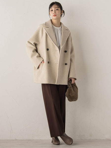 【新色追加】両面起毛ストレッチパンツ≪洗濯機で洗える≫