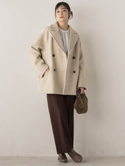 【新色追加】両面起毛ストレッチパンツ≪洗濯機で洗える≫