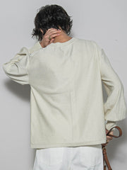 ミニスパンコールクルーネックニット≪手洗い可能≫