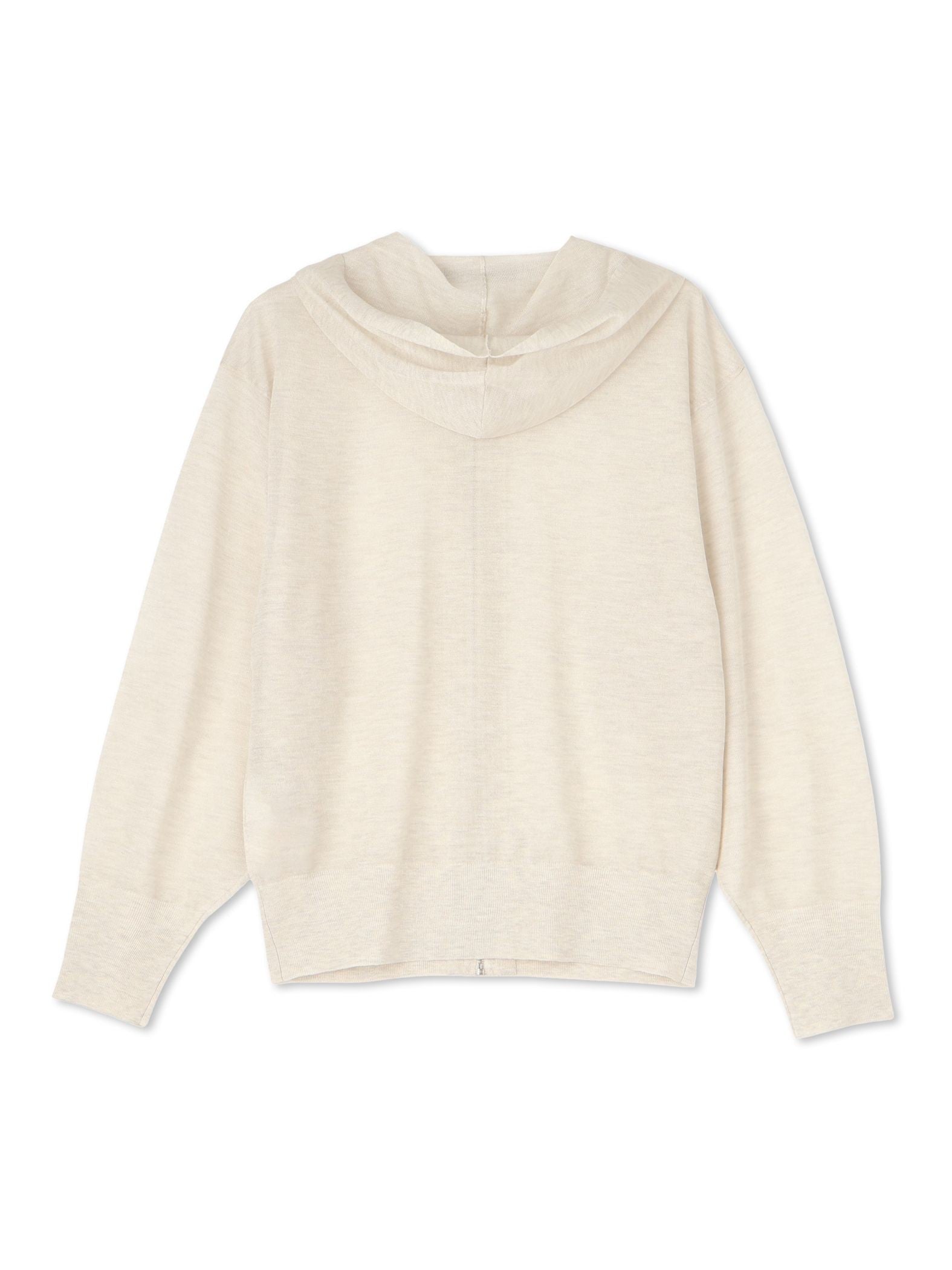 【一部店舗限定販売】シアーニットジップパーカー≪手洗い可能≫