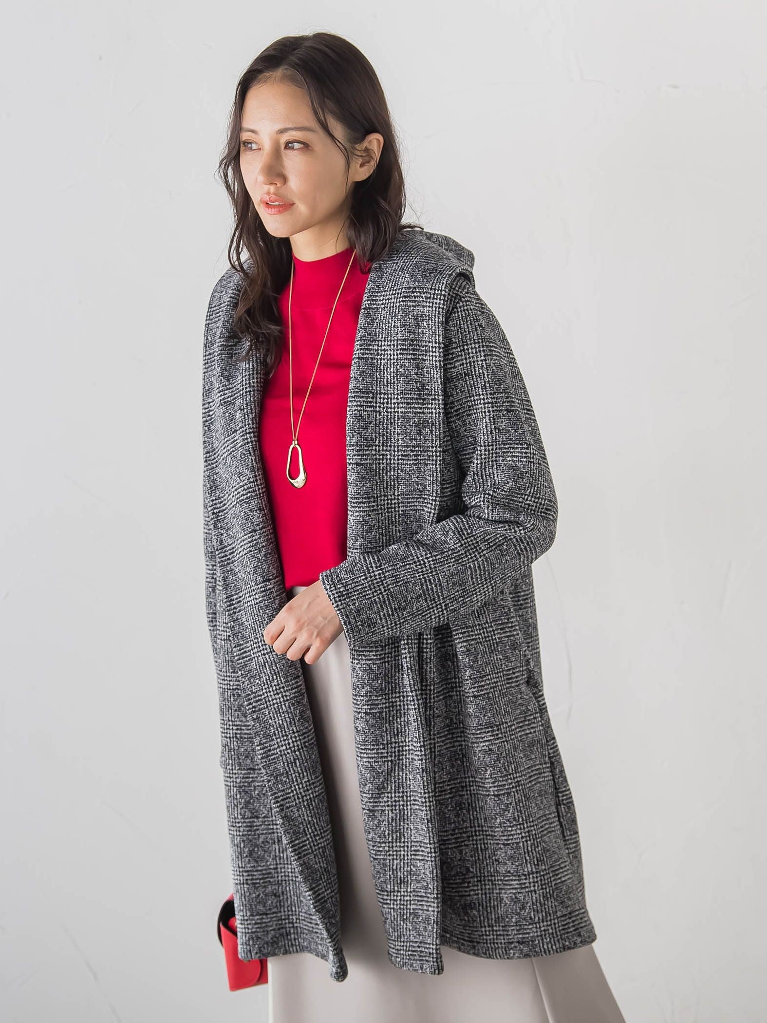 【WEB限定】≪秋冬中間アウター≫裏起毛コーディガン