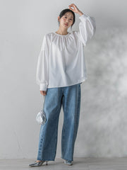 ブレードブラウス≪洗濯機で洗える≫