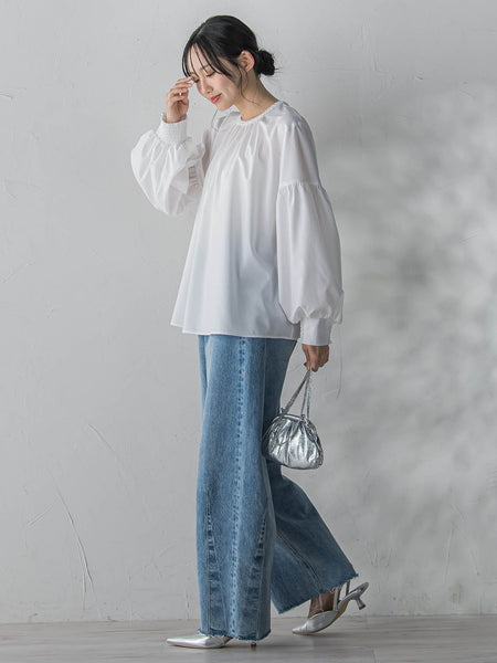 ブレードブラウス≪洗濯機で洗える≫