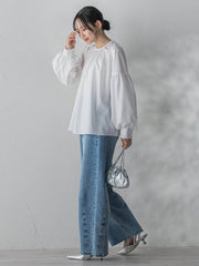 ブレードブラウス≪洗濯機で洗える≫