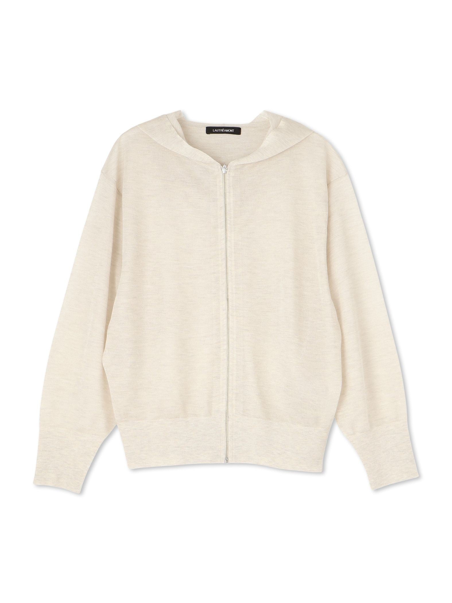 【一部店舗限定販売】シアーニットジップパーカー≪手洗い可能≫