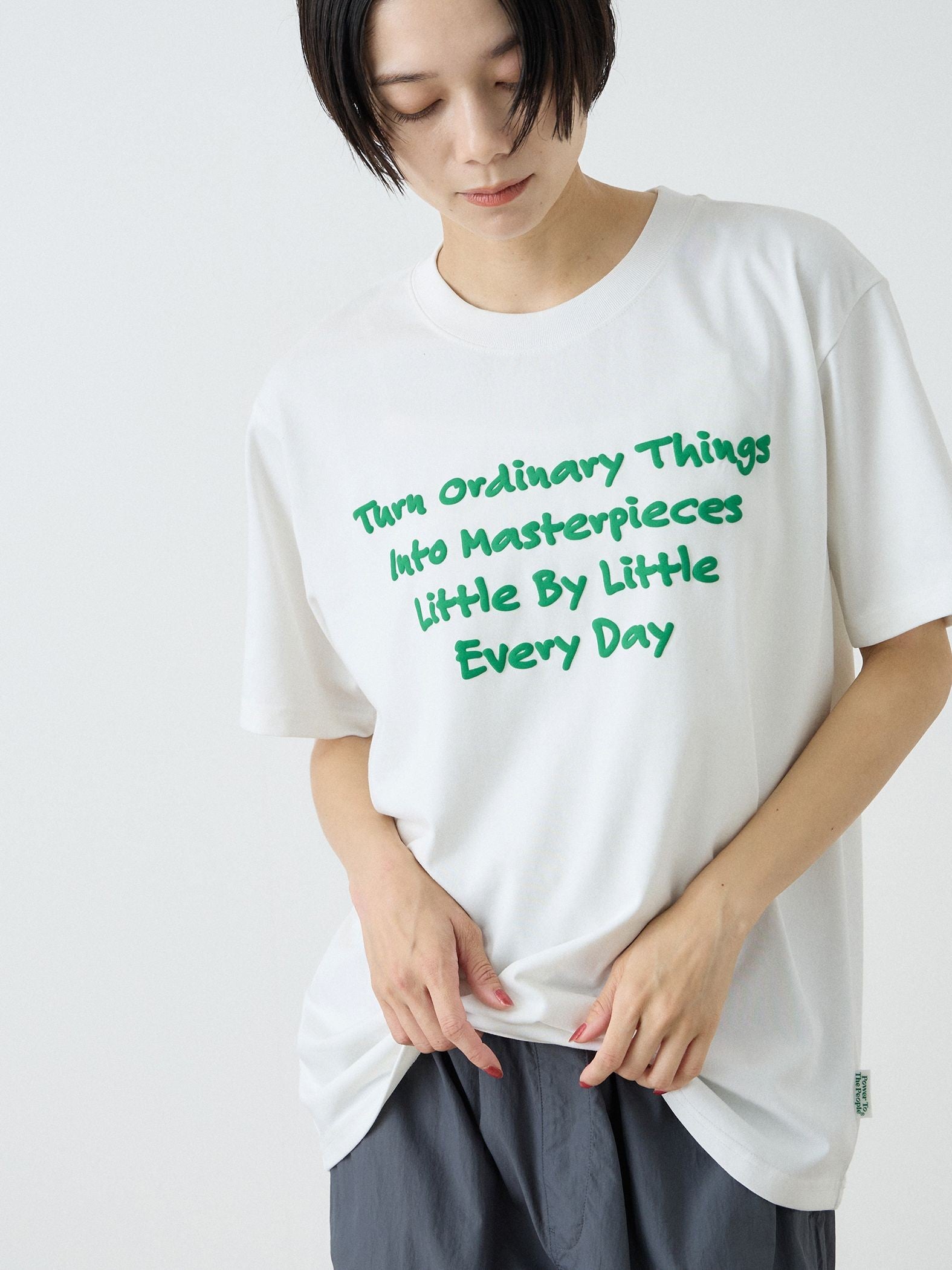 【Power To People】masterpiece ロゴTシャツ