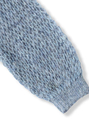 【WEB限定】モヘヤラメVネックショートプルオーバー≪手洗い可能≫