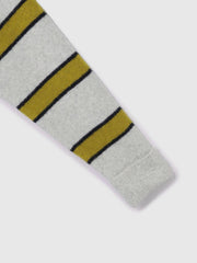 ウール混マルチボーダーニット≪洗濯機で洗える≫