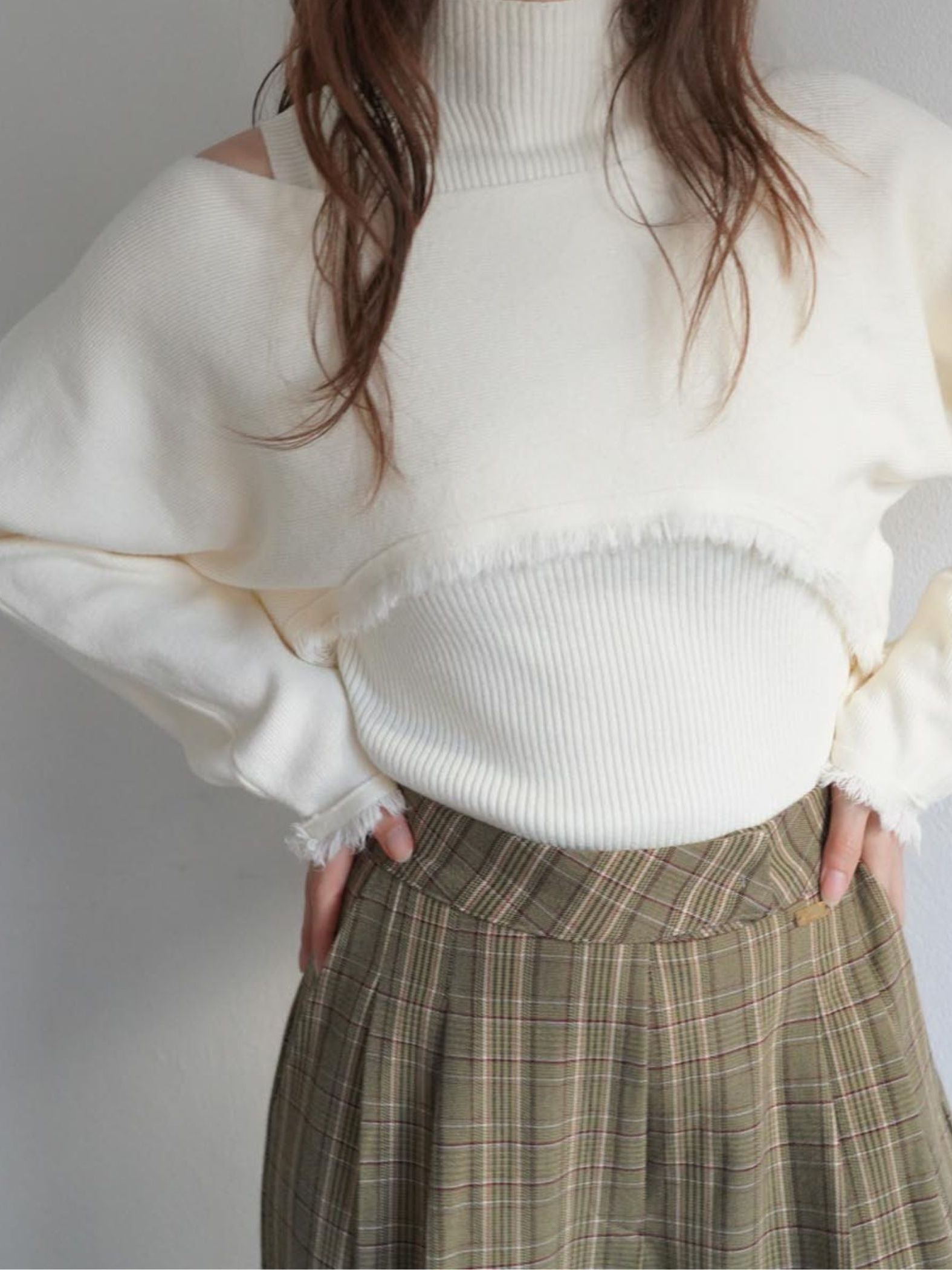 Glen Check Wide Pants［under150cmさんもオススメ］≪手洗い可能≫