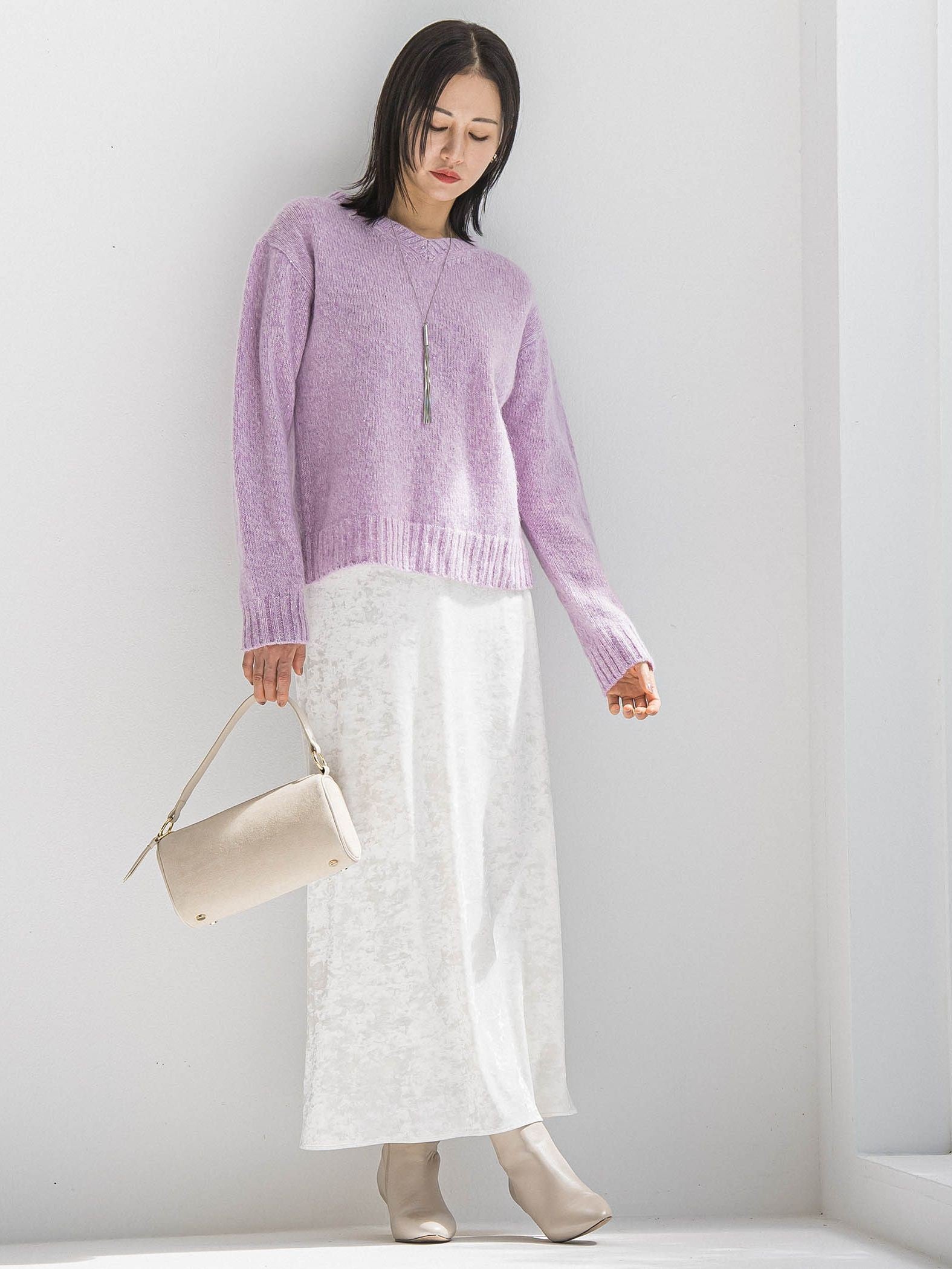 スノーベロアクラッシュスカート