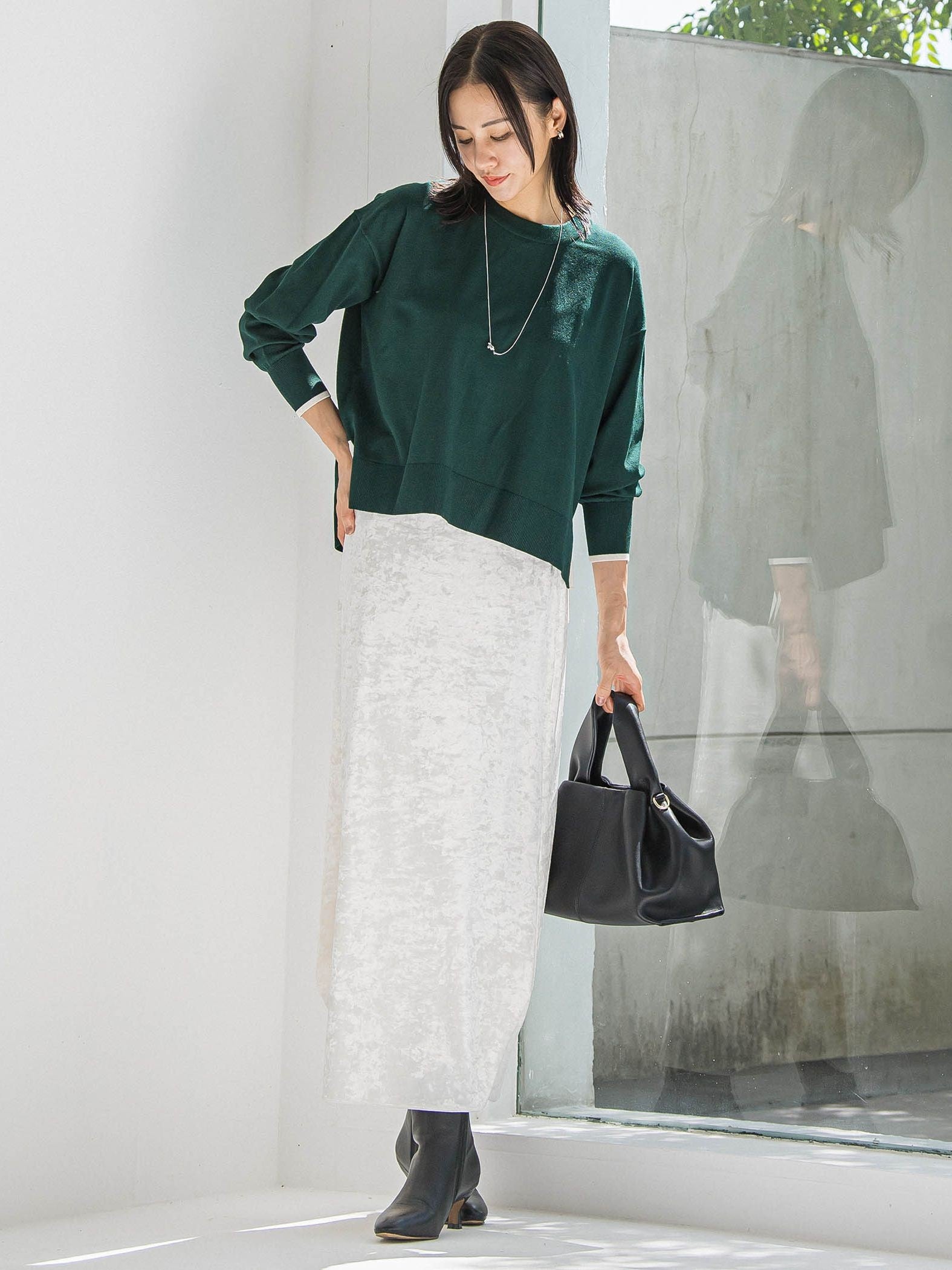 スノーベロアクラッシュスカート