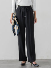 ハイストレッチカルゼワイドパンツ