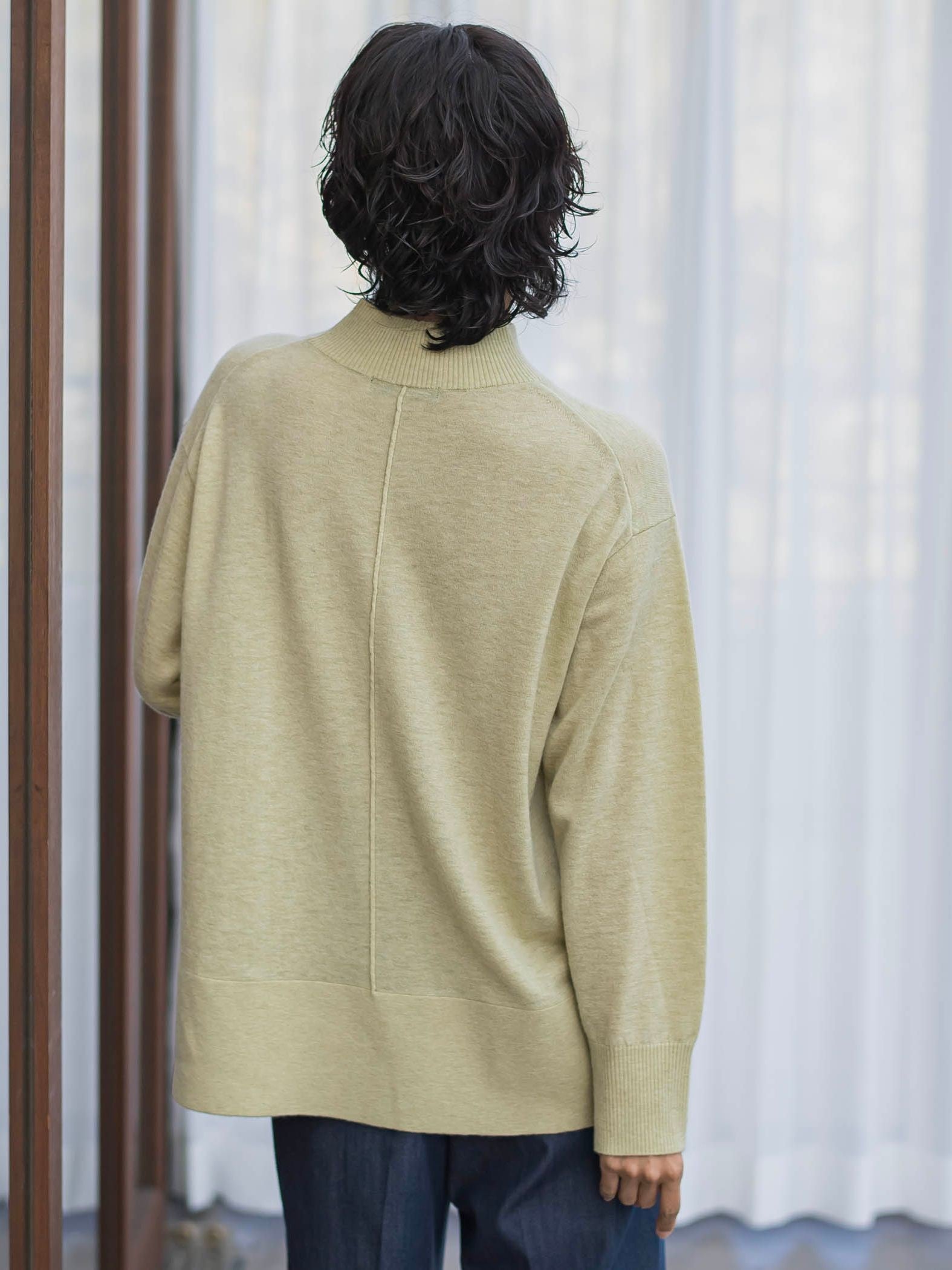 【新色追加】ファインウールハイネックニット