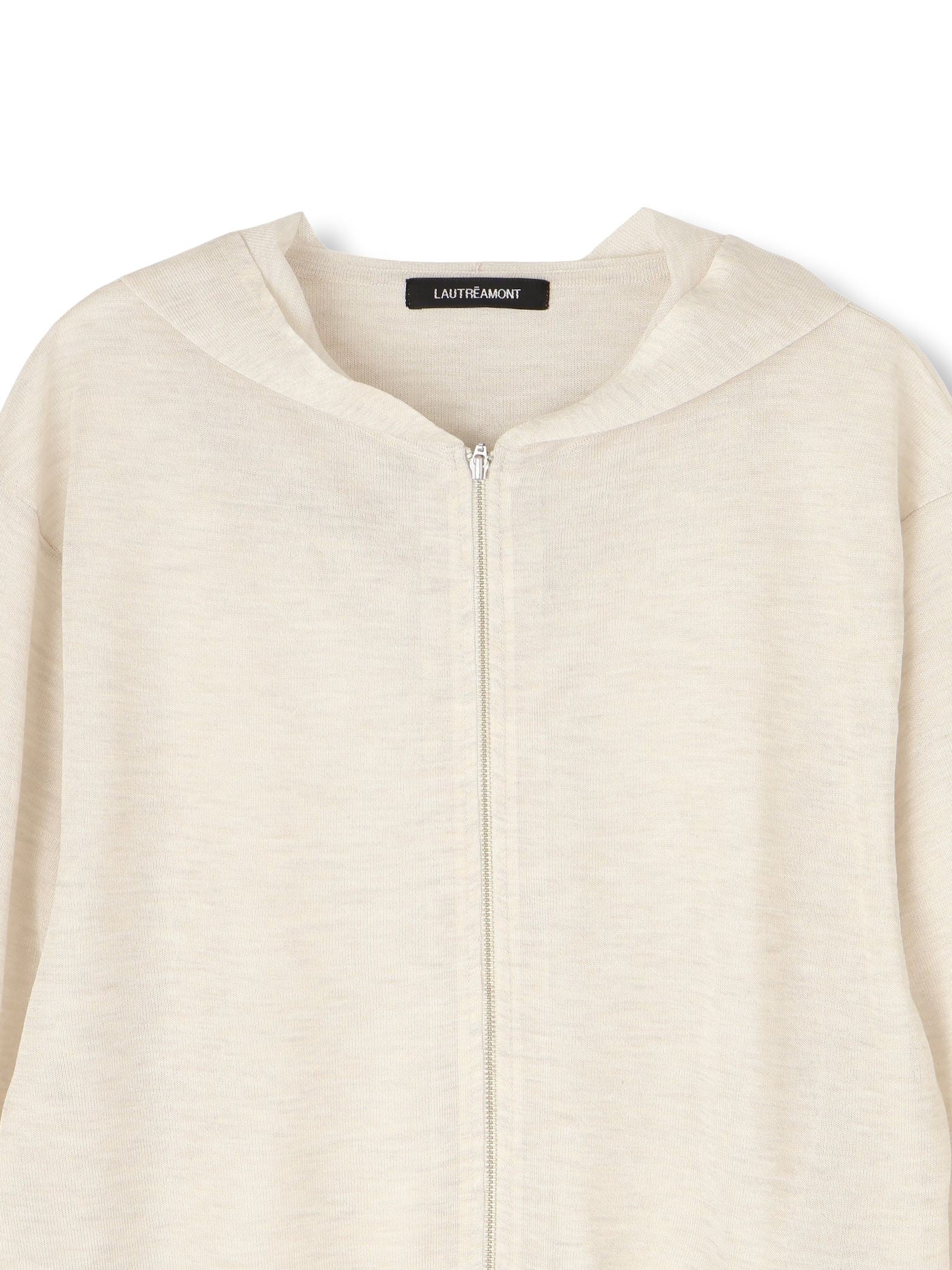 【一部店舗限定販売】シアーニットジップパーカー≪手洗い可能≫