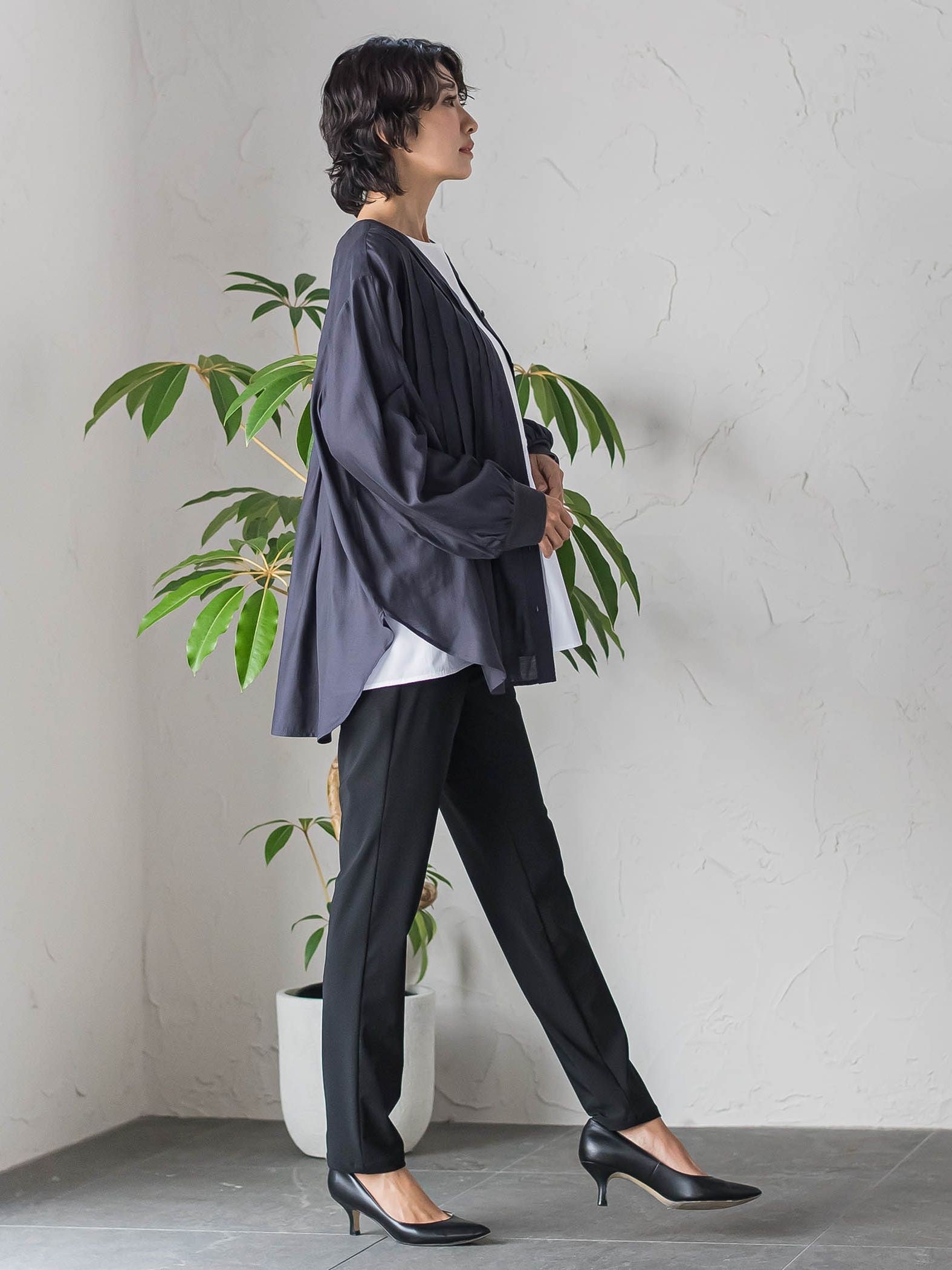 【WEB限定】シルキーローンブラウス