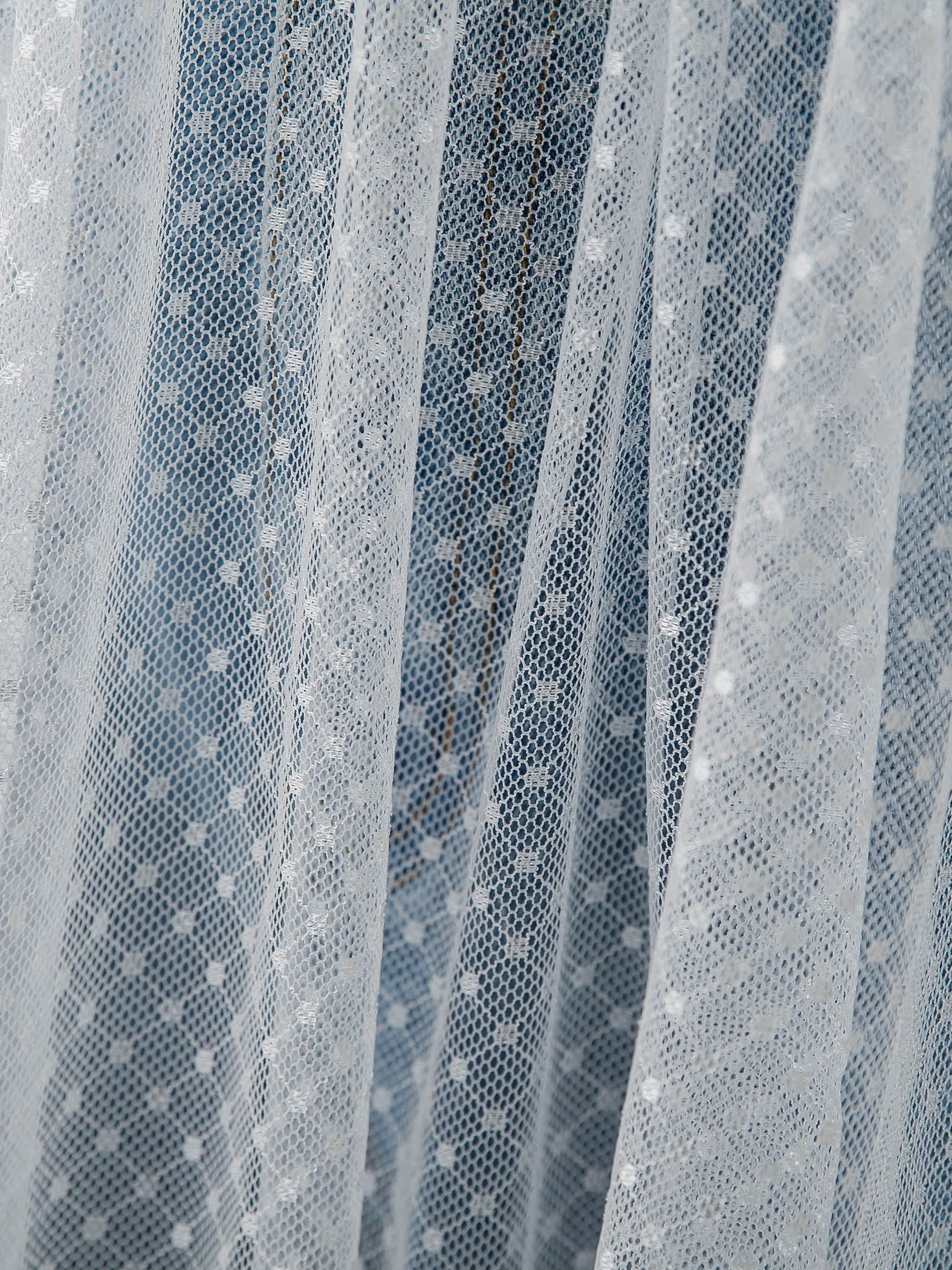 チュールドットチュニックプルオーバー≪洗濯機で洗える≫