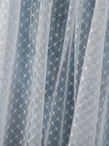 チュールドットチュニックプルオーバー≪洗濯機で洗える≫