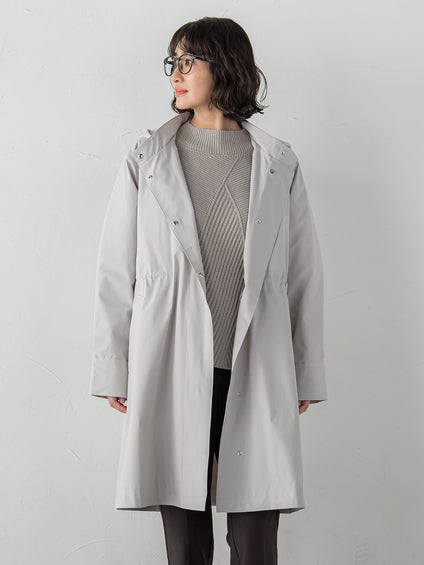 【大きいサイズ】パーテーションダウンロングコート