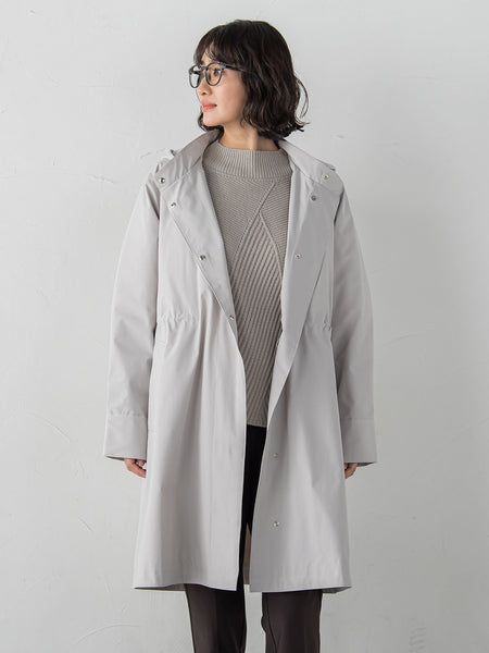 【大きいサイズ】パーテーションダウンロングコート