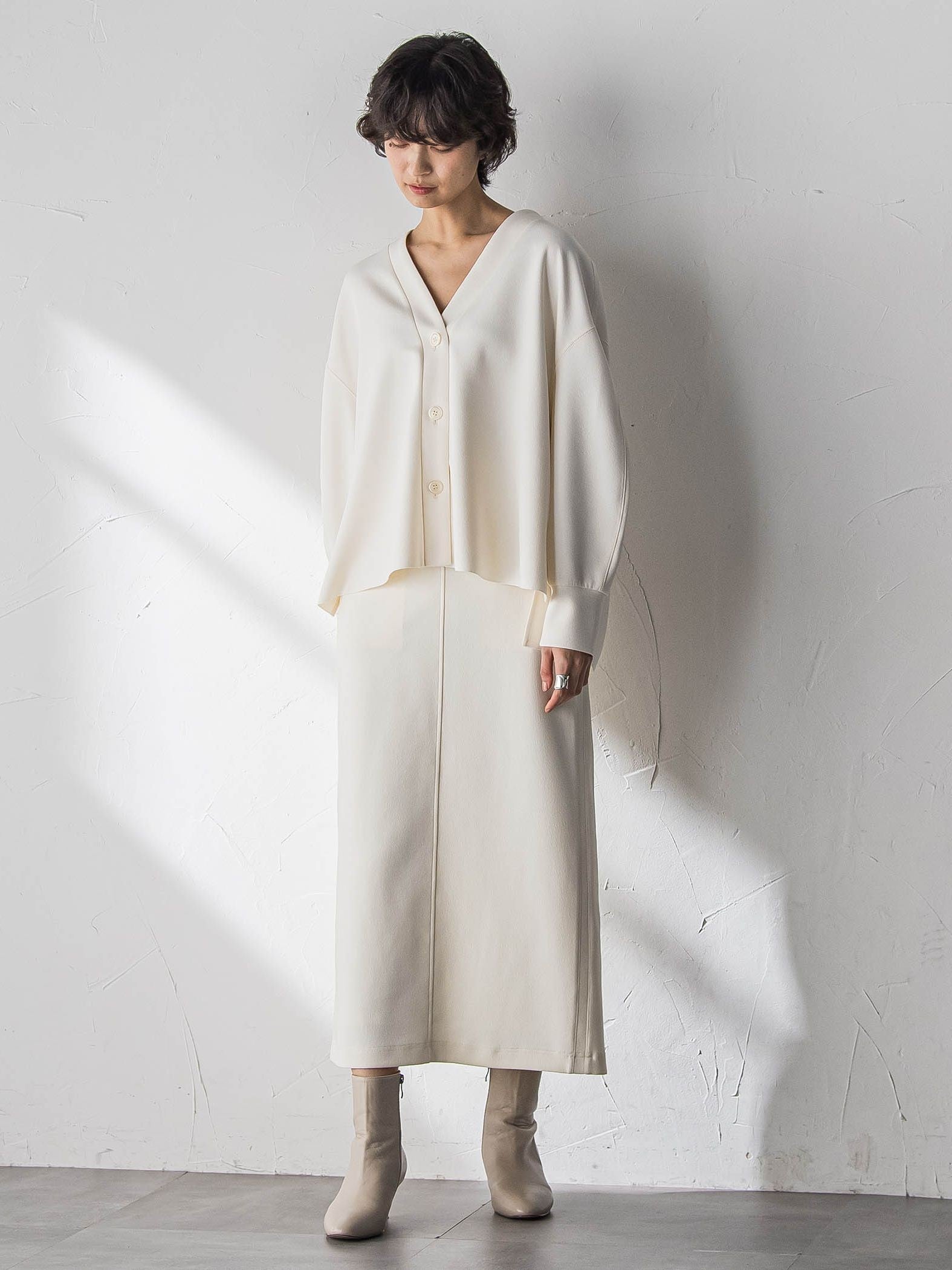 【えらべるSETUP】叶えるIラインスカート≪手洗い可能≫