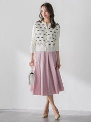 タフタフレアスカート