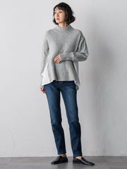 【WEB限定/大きいサイズ】”あたたか美脚”裏起毛デニム