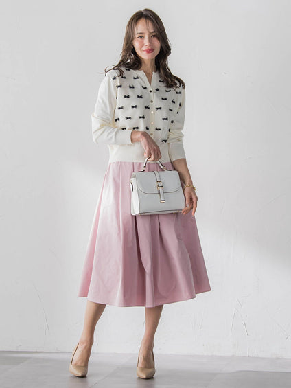 タフタフレアスカート