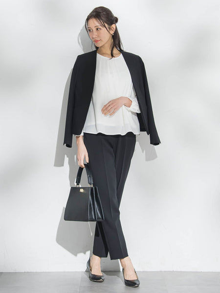 【WEB限定】こっそり暖かシフォンブラウス