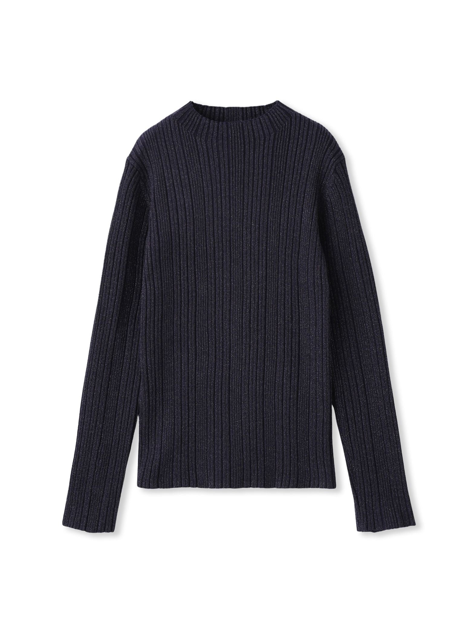 袖ボタンランダムリブニット≪手洗い可能≫