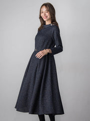 ツイードラメワンピース