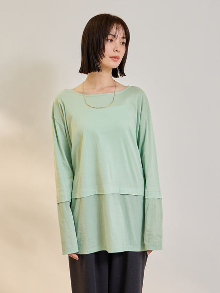 《予約》【連休。涼。軽やかに。】ドッキングシアーロンT《UVケア》