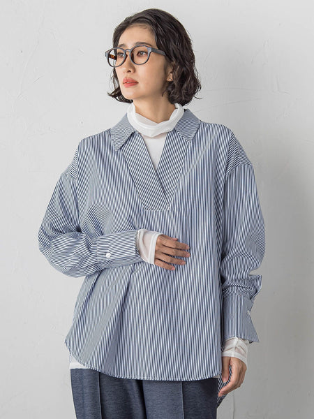 シアー切り替えカットソー