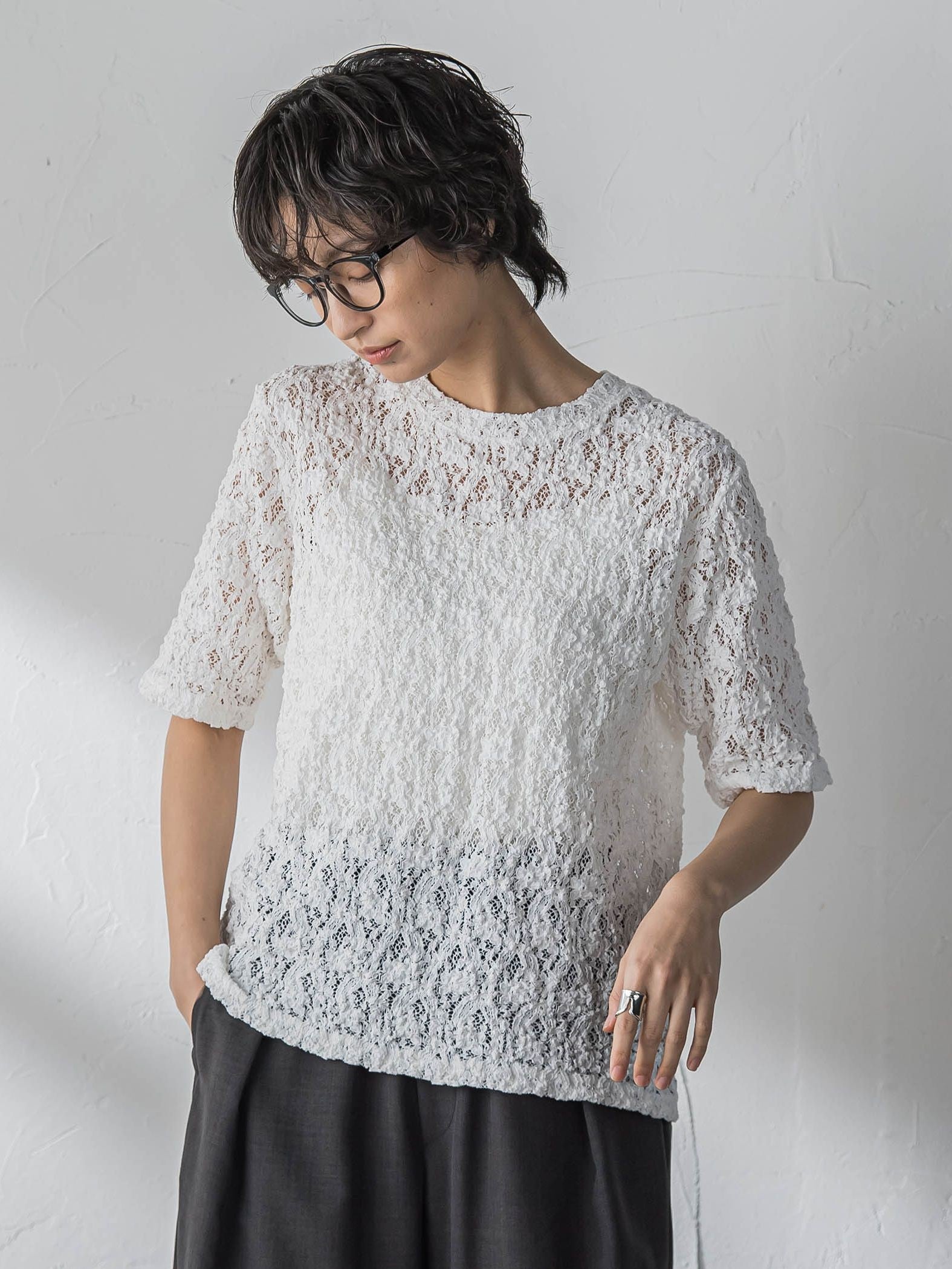 カムイレースハーフスリーブT