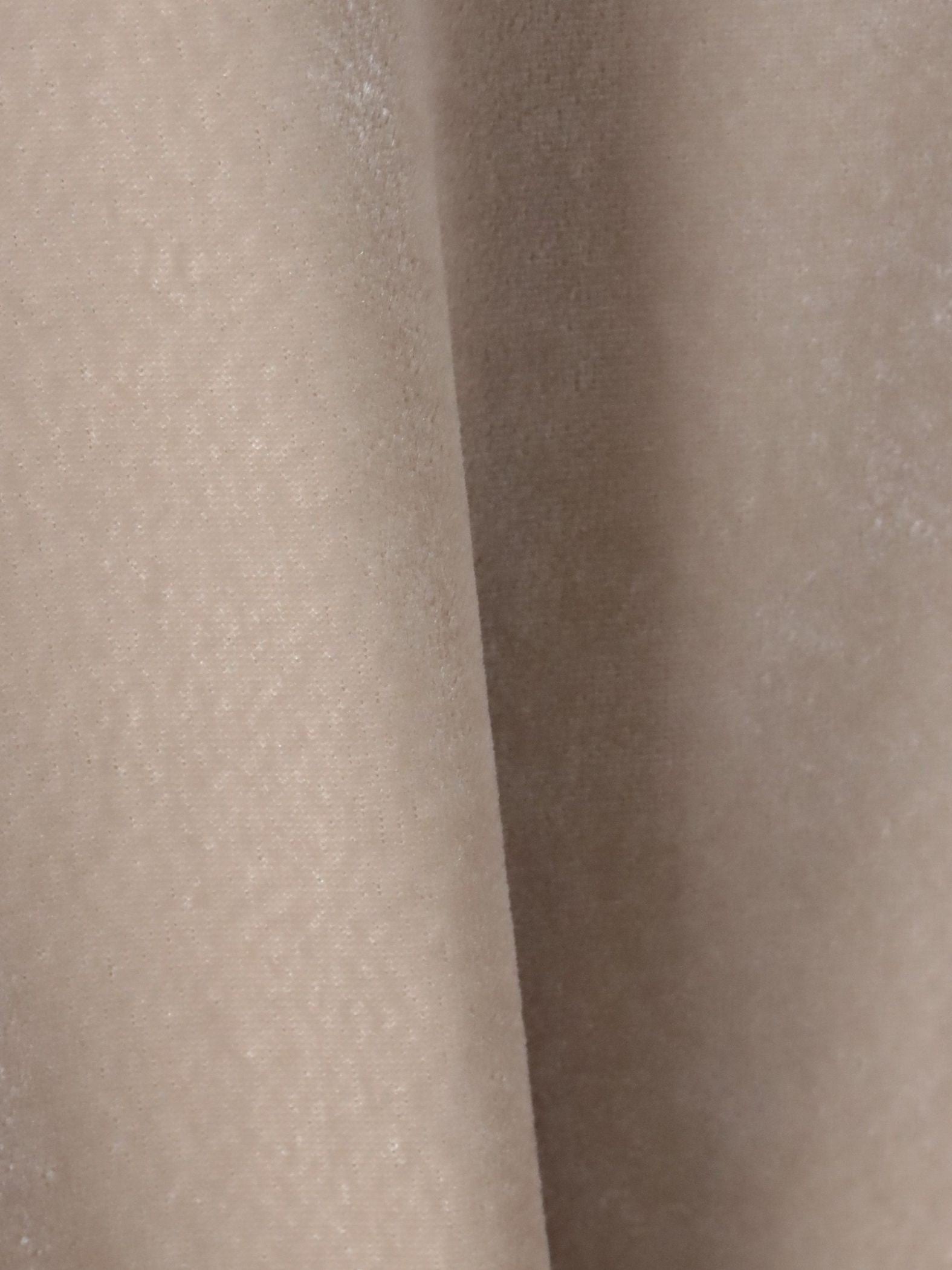 パフ袖ベロアカットソー