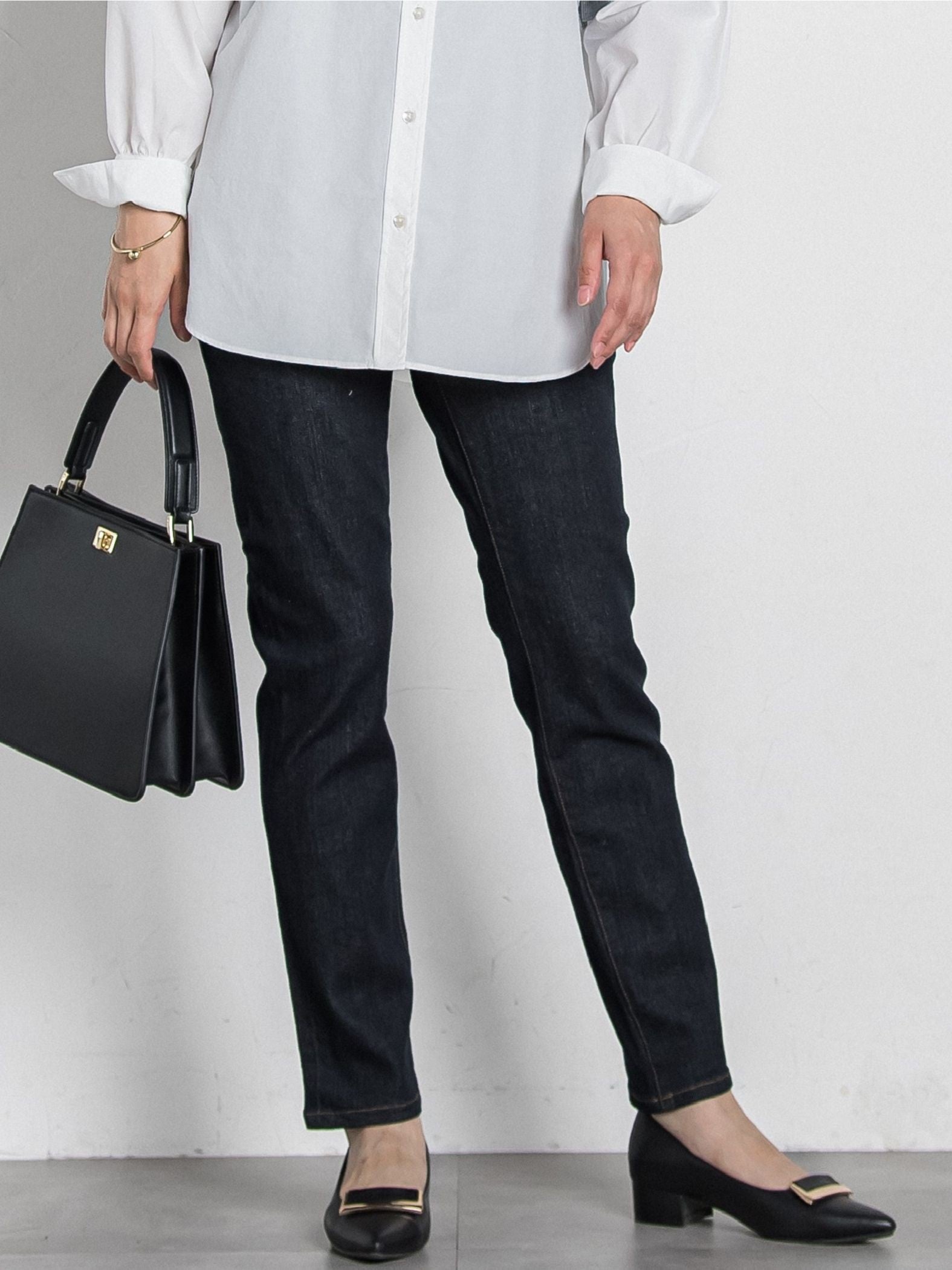 【WEB限定】365デニムパンツ スキニーシルエット≪洗える≫