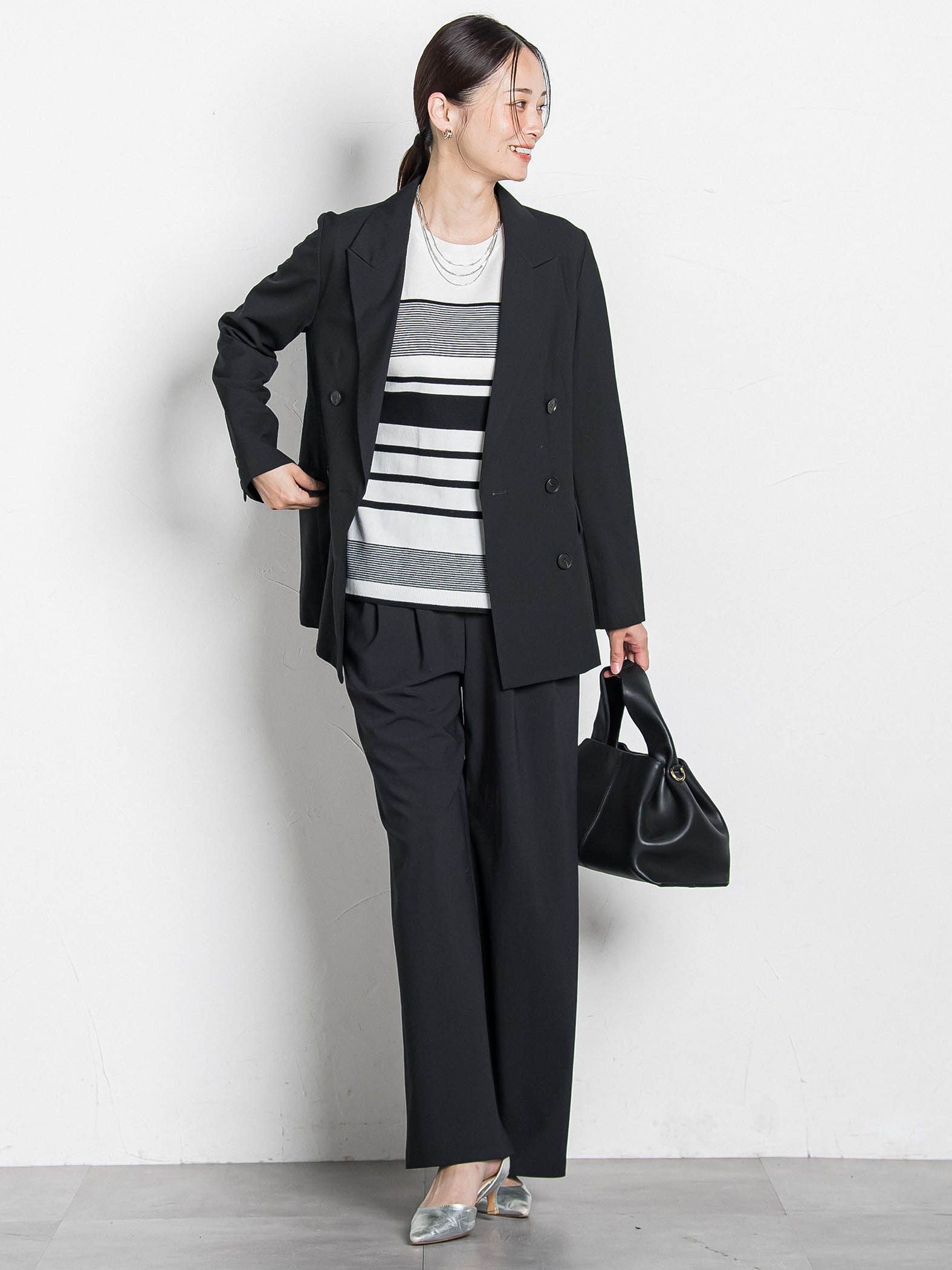 【WEB限定】ランダムボーダーニット≪11号あり/洗える≫