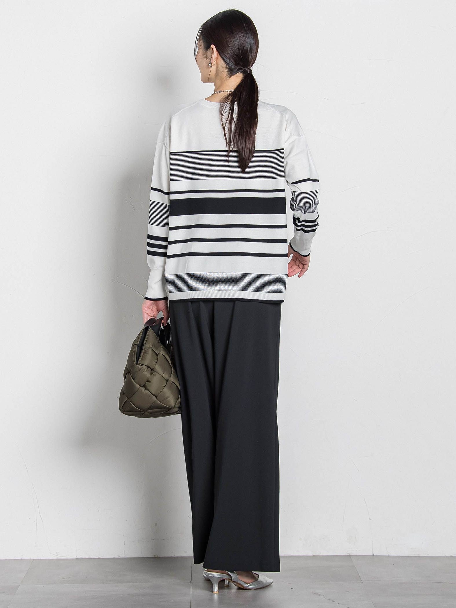 【WEB限定】ランダムボーダーニット≪11号あり/洗える≫