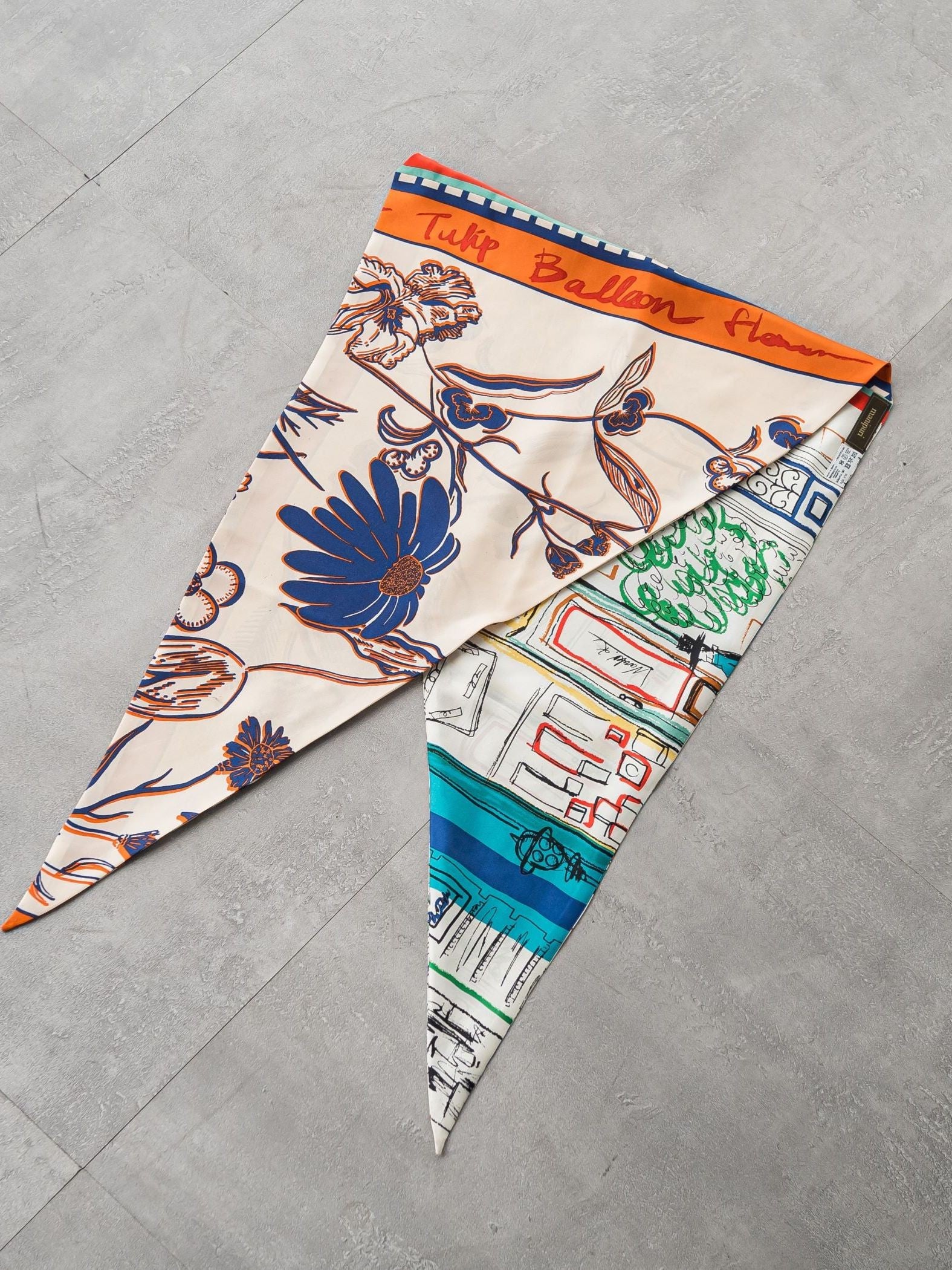 【manipuri】＜ダイヤ型スカーフ＞