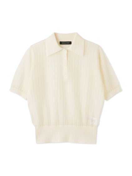 ヴィスコースポロニットプルオーバー