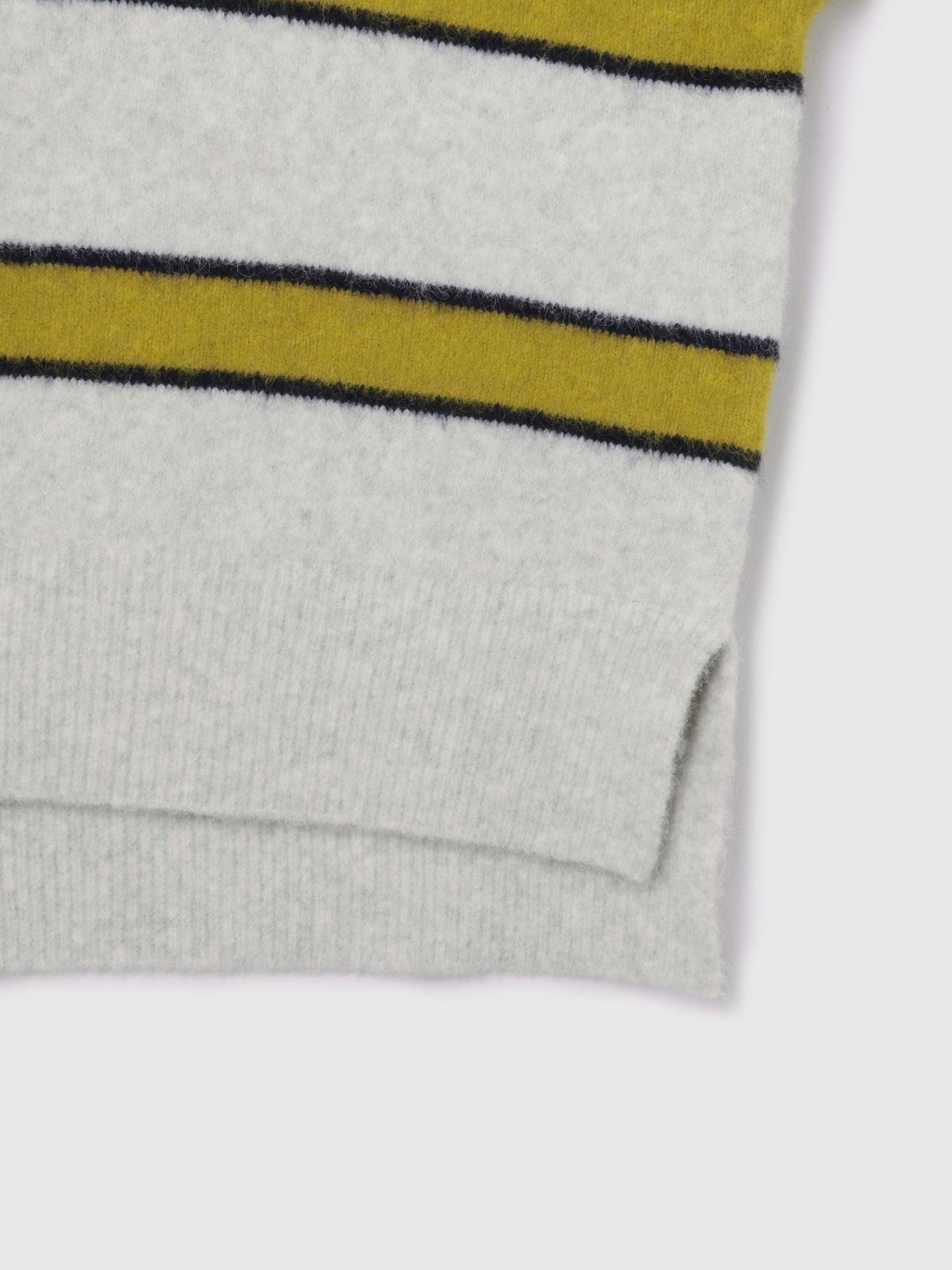 ウール混マルチボーダーニット≪洗濯機で洗える≫