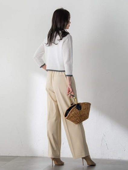 メッシュスパンコールニットカーディガン