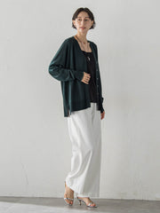 Tシャツニットカーディガン
