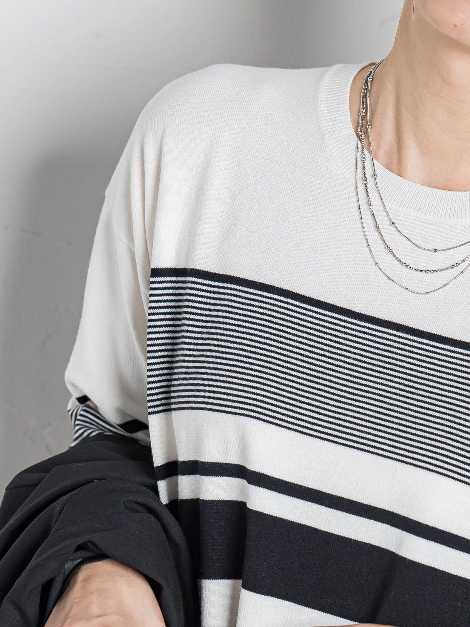 【WEB限定】ランダムボーダーニット≪11号あり/洗える≫